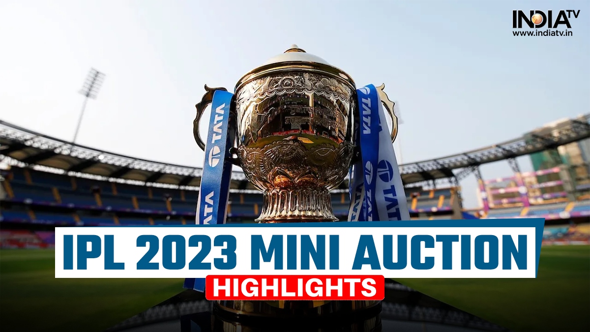 IPL Auction 2023 Highlights: That's It For The Day, Auction Comes To ...