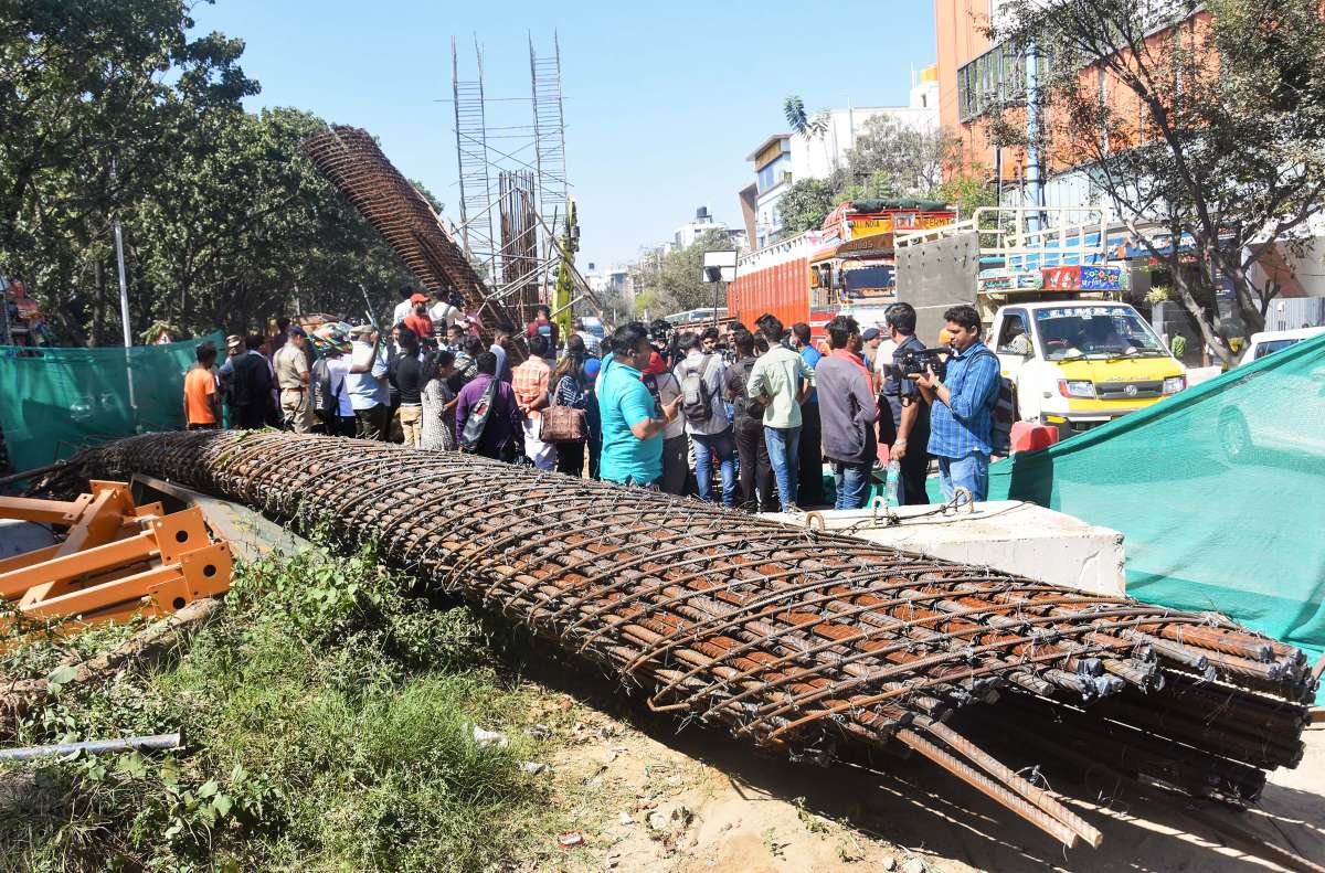 Bengaluru metro pillar collapse: ‘Won’t take body till…’, says father of deceased woman