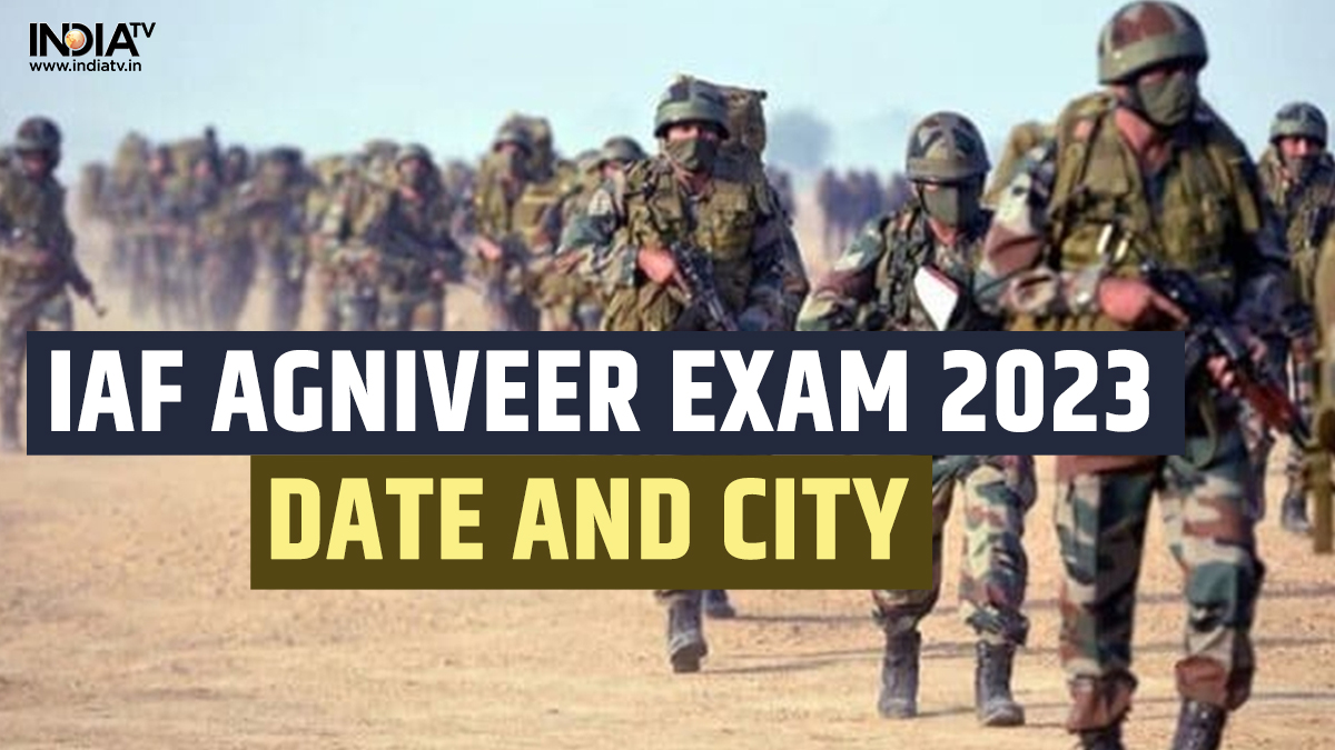 IAF Agniveer Exam 2023 exam date city name notification syllabus admit card eligibility check
