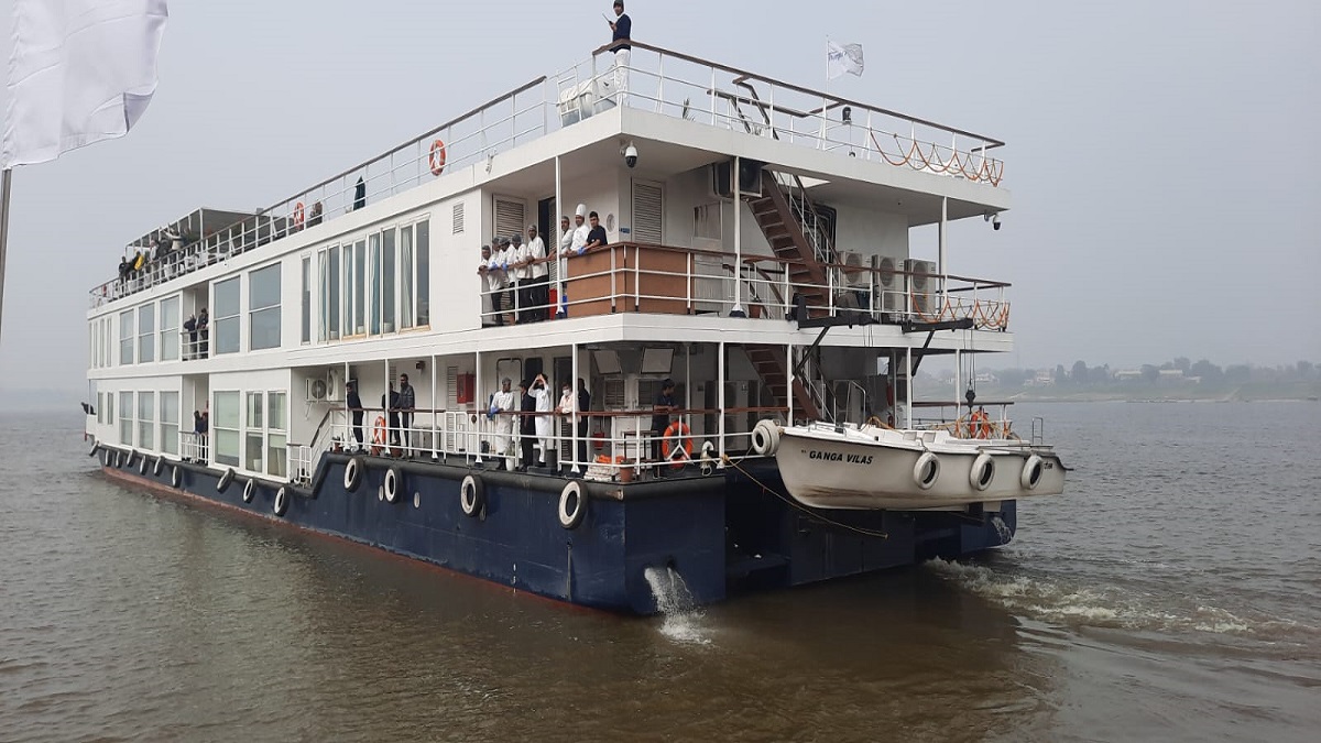 Ganga Vilas Cruise reportedly gets stuck in Bihar's Chhapra on third day of its journey I authorities deny