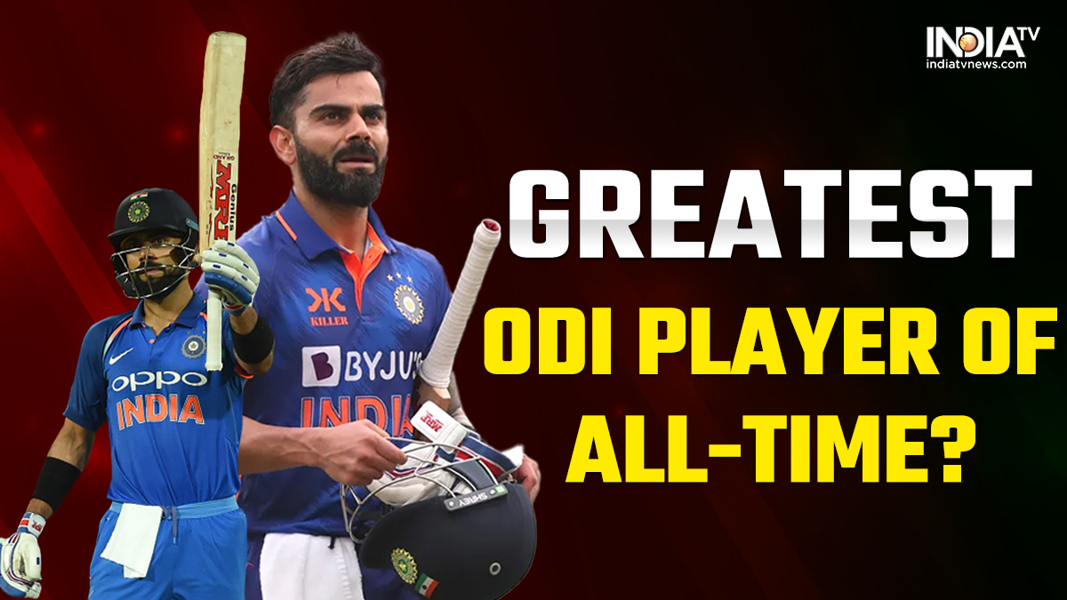 Is Virat Kohli 'The Greatest' ODI player of alltime ahead of Sachin