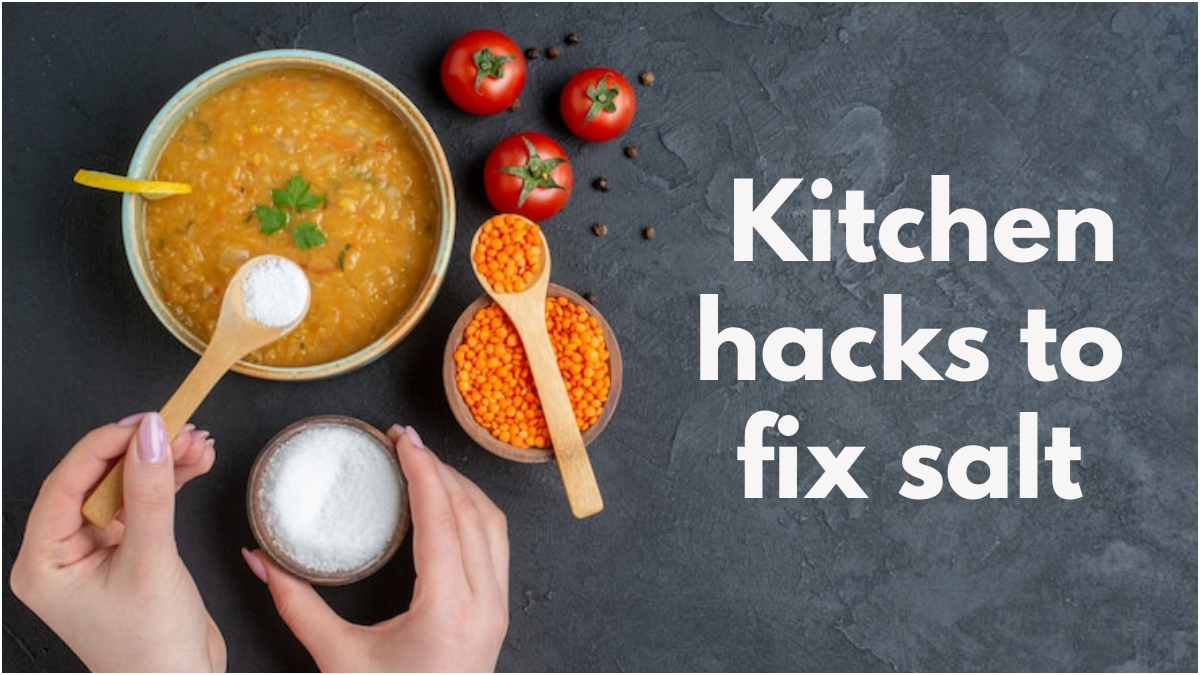 5 Kitchen hacks that will save the dish if you accidentally add too much  salt – India TV