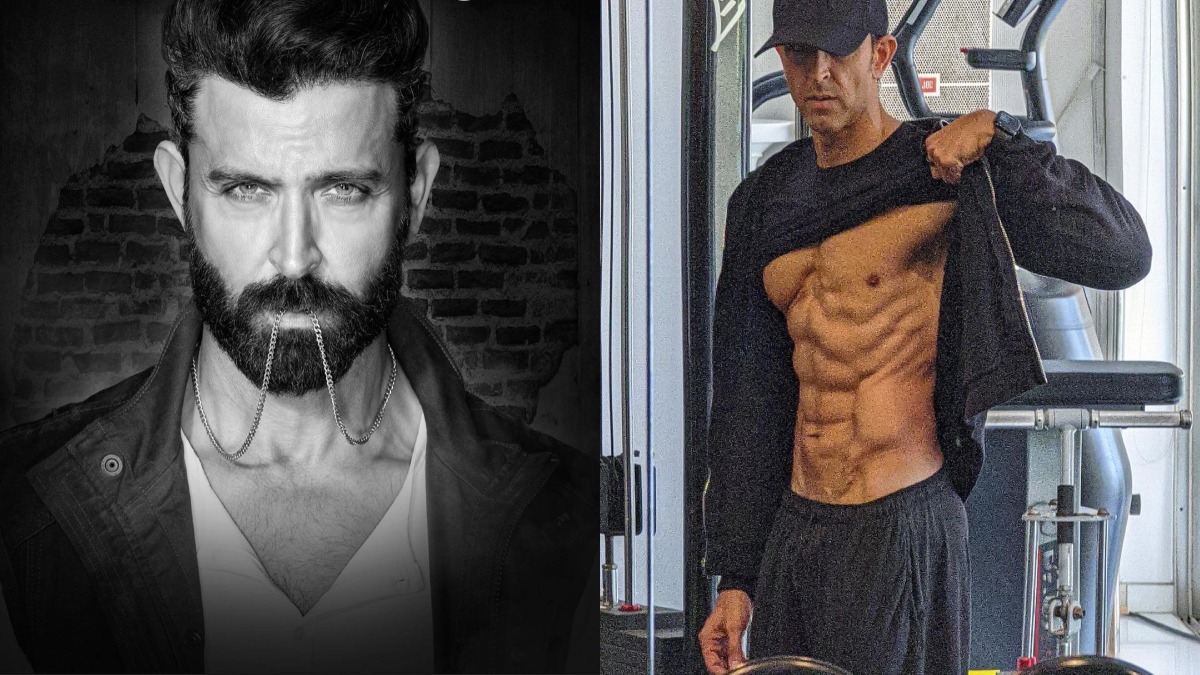 Hotness alert!  Hrithik Roshan flaunts his droolworthy 6-pack abs amid filming for Fighter
