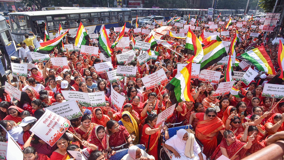 Sammed Shikharji UPDATE: Jain community members take out protest march in Telangana