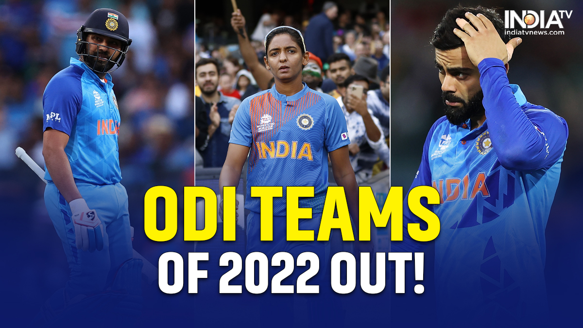 Men's & Women's ODI teams of 2022 revealed; Harmanpreet Kaur named captain, Kohli, Sharma not included