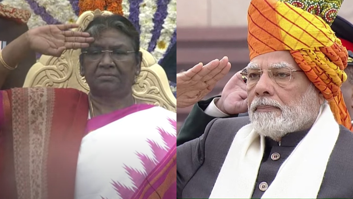 Republic Day 2023: President Droupadi Murmu wears Odisha silk; PM Modi chooses Rajasthani turban