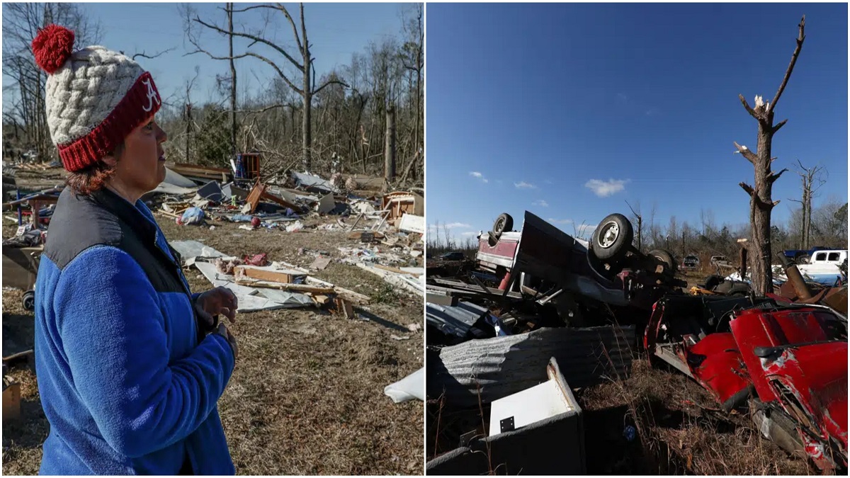 US: Survivors hid in tubs, shipping containers as tornado creates havoc ...