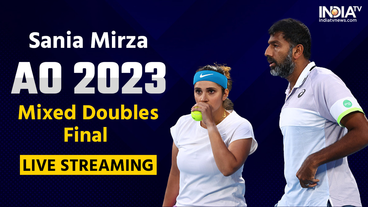 Live Streaming Details Australian Open 2023 Sania Mirza, Rohan Bopanna Mixed doubles final-Schedule Tennis News