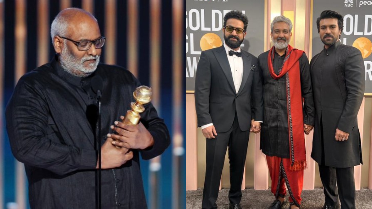 SS Rajamouli on RRR song Naatu Naatu winning Golden Globe: Thanks Jr ...