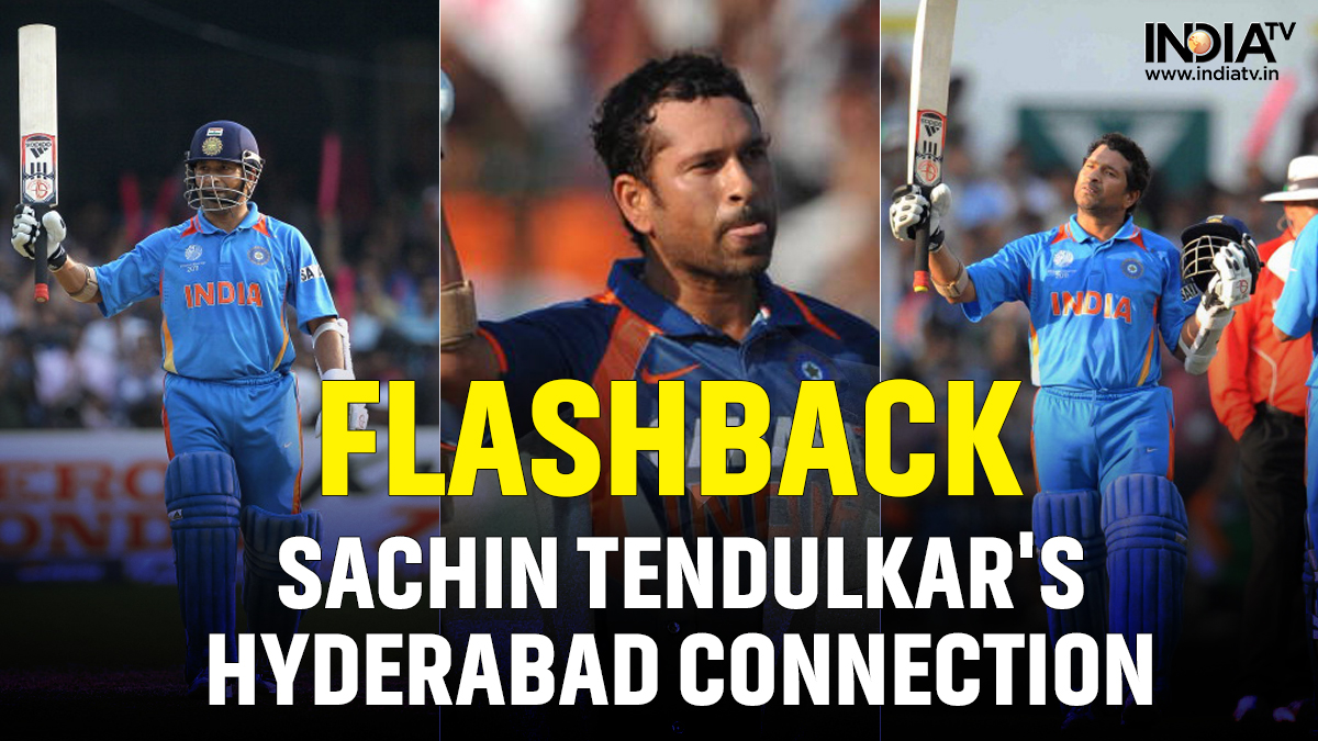 Flashback I Sachin Tendulkar's Hyderabad connection as Team India take ...