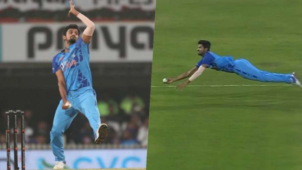 IND vs NZ 1st T20I: Washington Sundar takes unbelievable catch to dismiss  Chapman; Watch video | Cricket News – India TV