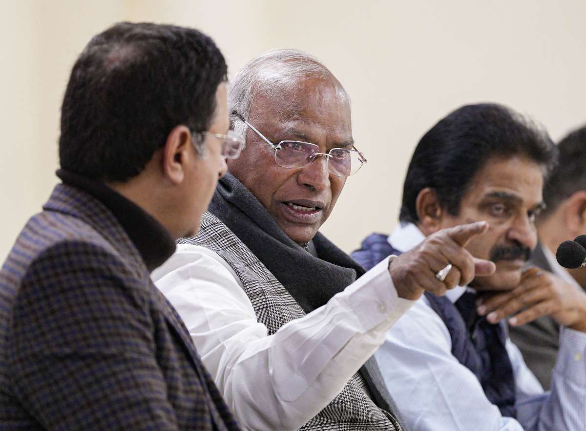 Adani row: It's a 'big scam', party will continue to protest, says Congress president Mallikarjun Kharge