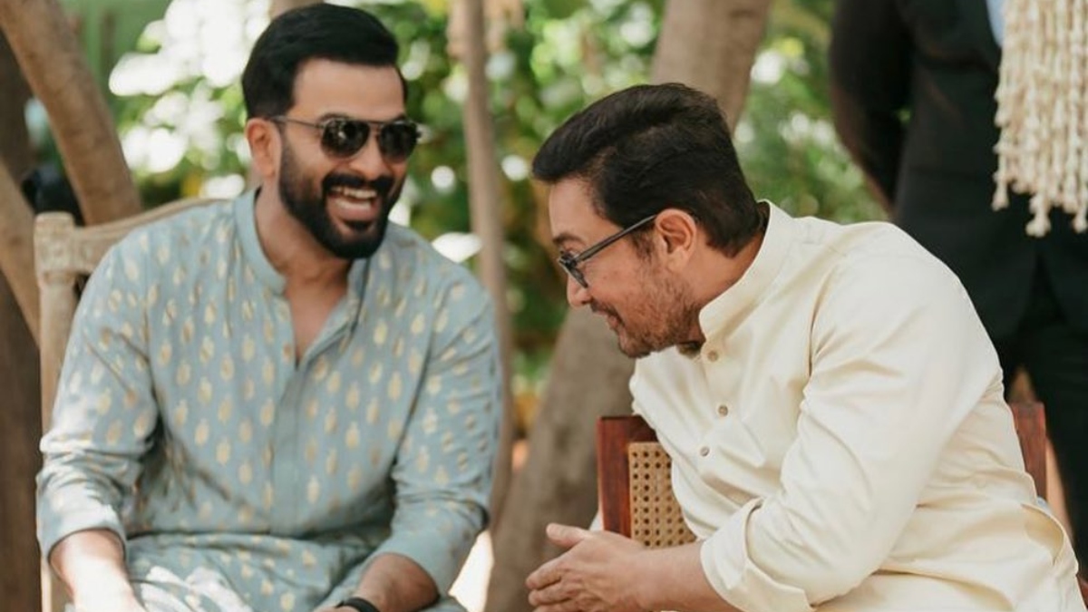 Prithviraj Sukumaran shares million dollar picture with Aamir Khan, calls him ‘inspiration.’ Fans react