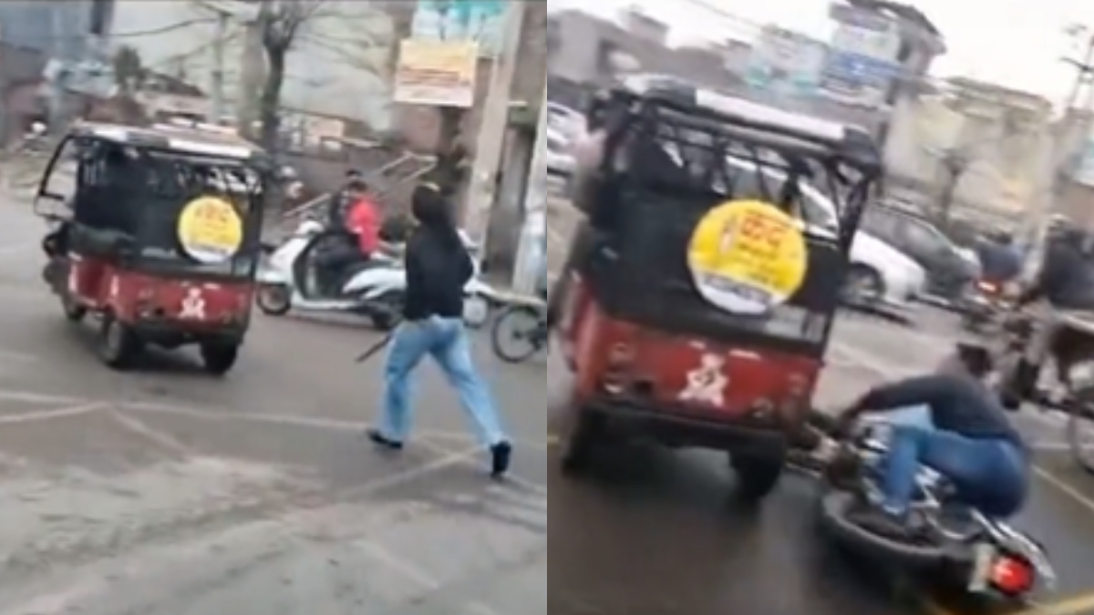 E-rickshaw and police engage in cat-and-mouse chase; see what happens next | WATCH