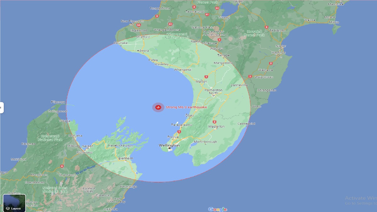 Earthquake of 6.1 Magnitude rocks New Zealand, epicenter near Wellington