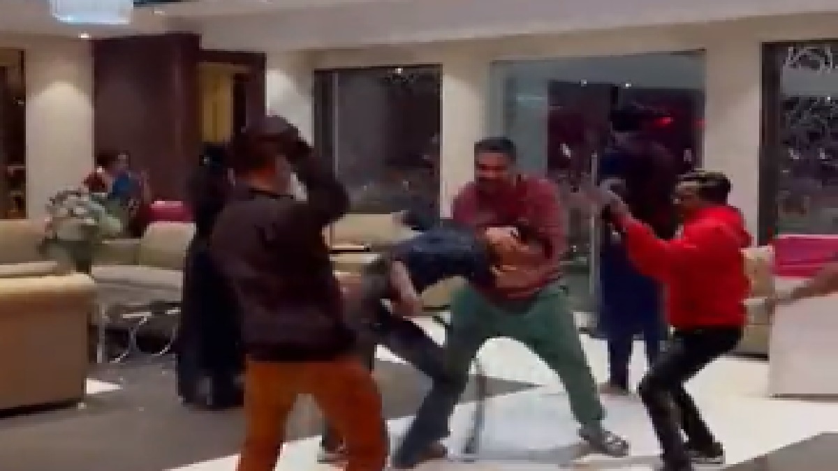 WATCH | Guests, hotel staff indulge in violent brawl over playing music during wedding in Ghaziabad