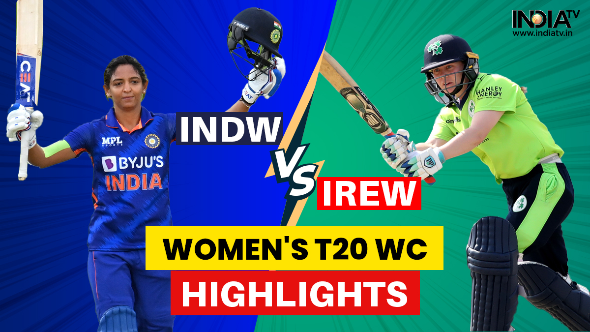 INDW vs IREW, T20 World Cup, Highlights India enter semifinals; beat Ireland by 5 runs Cricket News