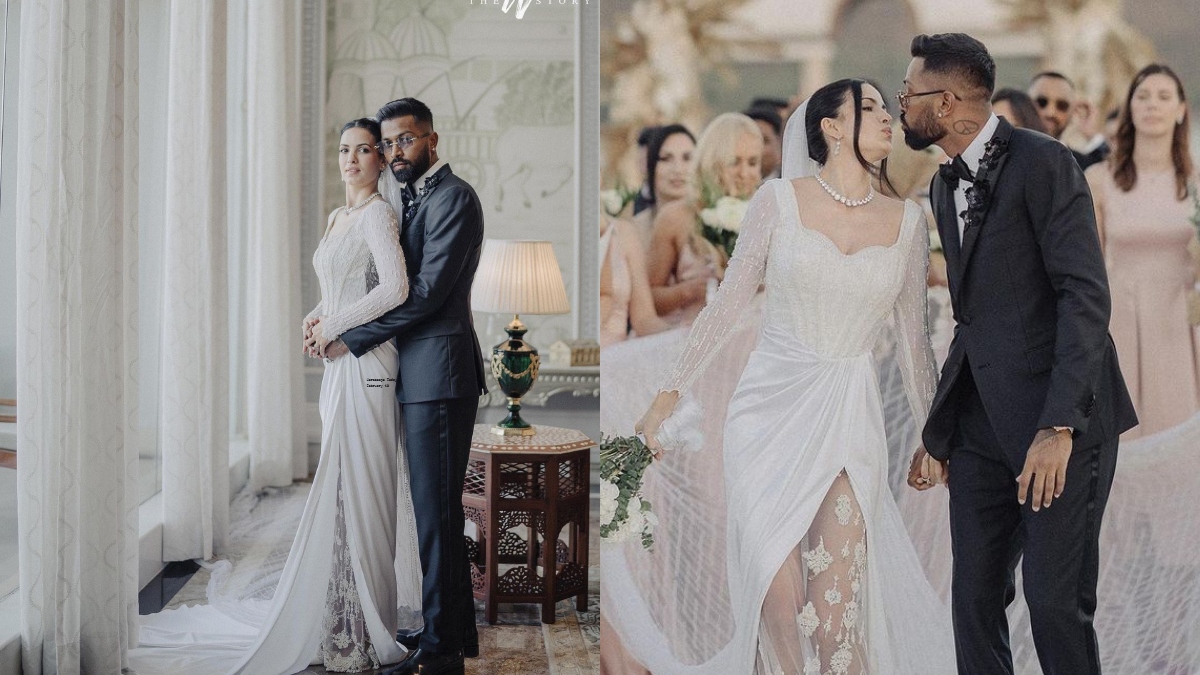 Hardik Pandya and Natasa Stankovic’s white wedding is the perfect Valentine’s Day gift | See photos