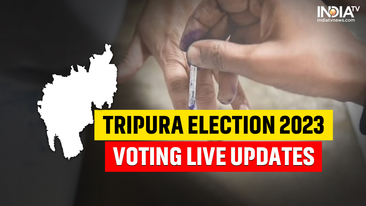 Tripura election 2023 HIGHLIGHTS EC says Tripura polls 'largely