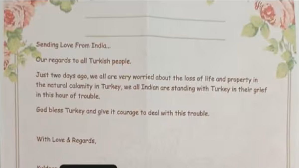 Turkish Ambassador shares heartfelt note sent by Indians with donation of 100 blankets