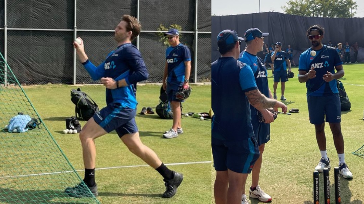 IND vs NZ 3rd T20I: Mitchell Santner-led New Zealand train ahead of series decider in Ahmedabad