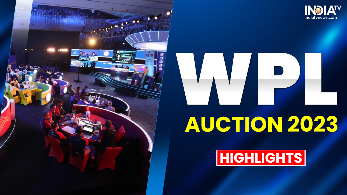 WPL Auction 2023 Highlights Bidding war concludes as 87 women stars