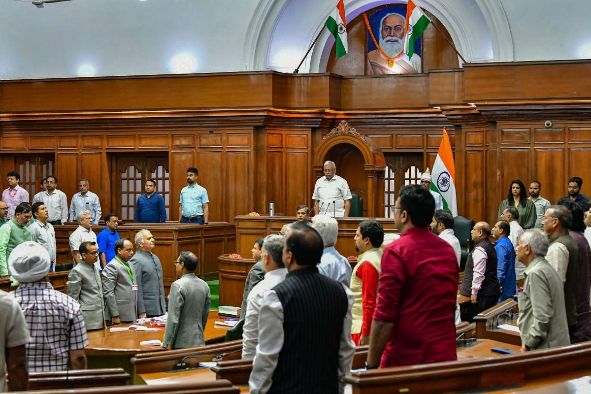 Manipur violence: 4 BJP MLAs marshalled out of Delhi Assembly for protesting against discussion