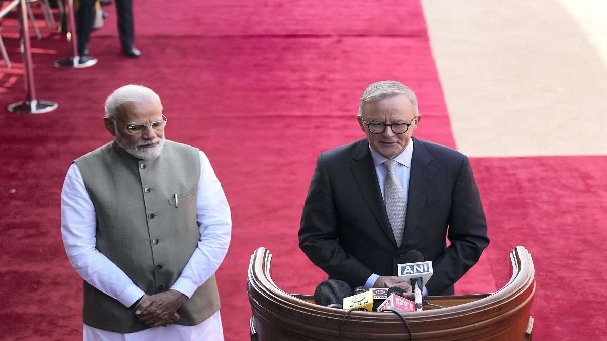 Australian PM Anthony Albanese accorded ceremonial welcome at Rashtrapati Bhavan | DETAILS