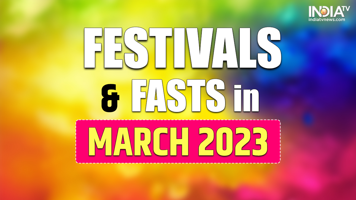 Festivals and Fasts in March 2023: Holi, Pradosh Vrat to Chaitra Navratri, know the complete list