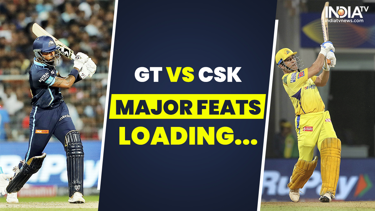 GT vs CSK IPL 2023 MS Dhoni on verge of major feat, HardikShami eye