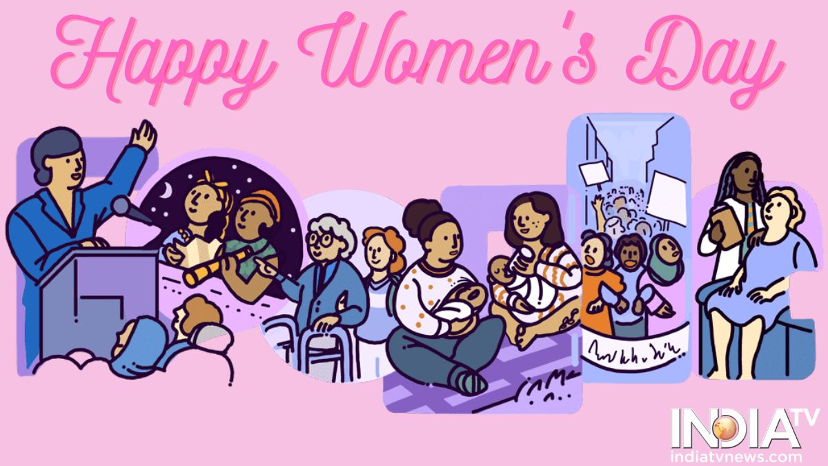 International Women's Day 2023 Google Doodle celebrates women