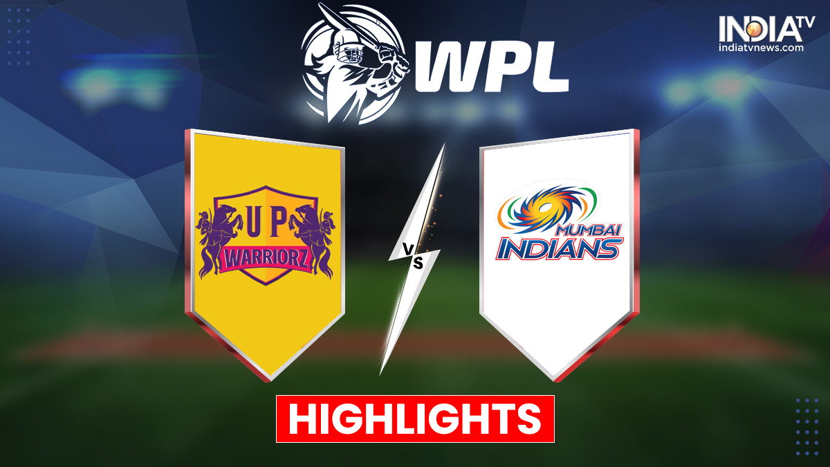 Miw Vs Upw Wpl Highlights Mumbai Win By Wickets India Tv