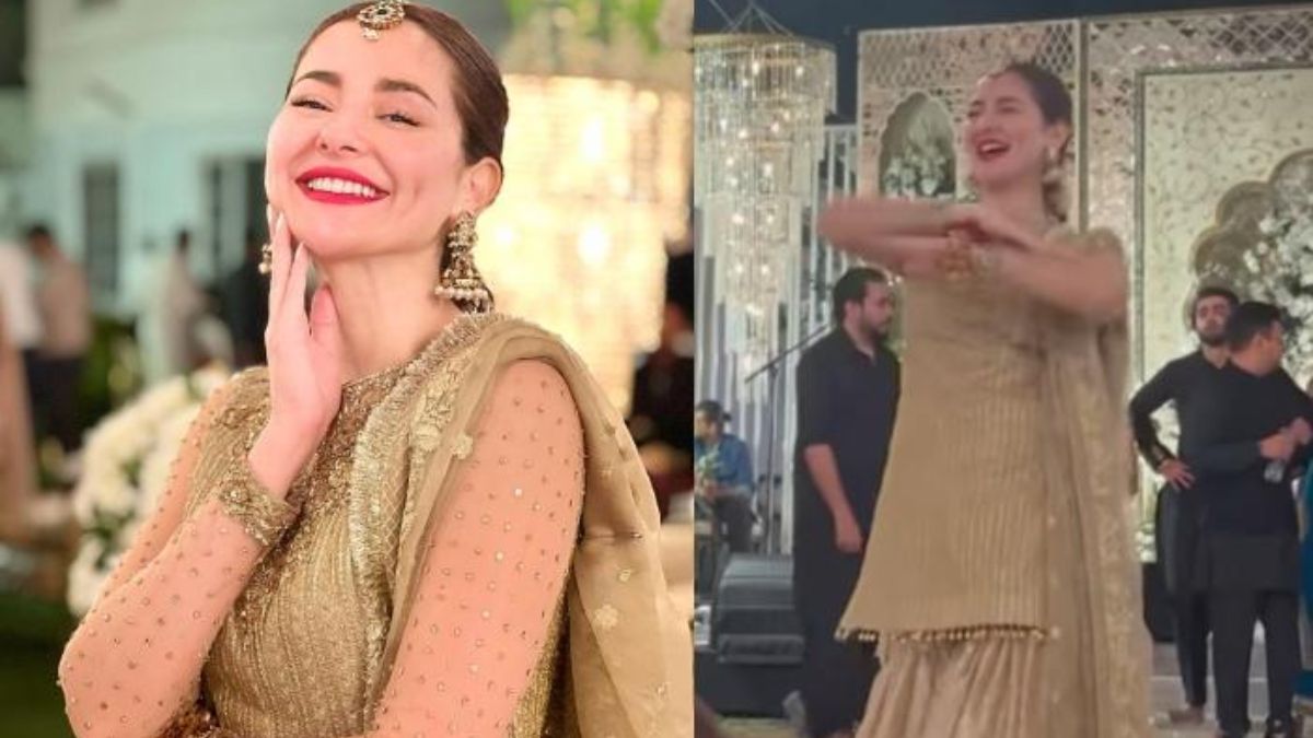 Pakistani actress Hania Aamir dances to Bijlee Bijlee at wedding. Watch