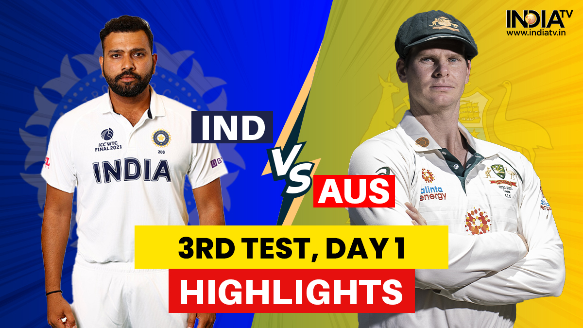 IND vs AUS 3rd Test, Day 1 Stumps Australia end day on 156/4, lead by