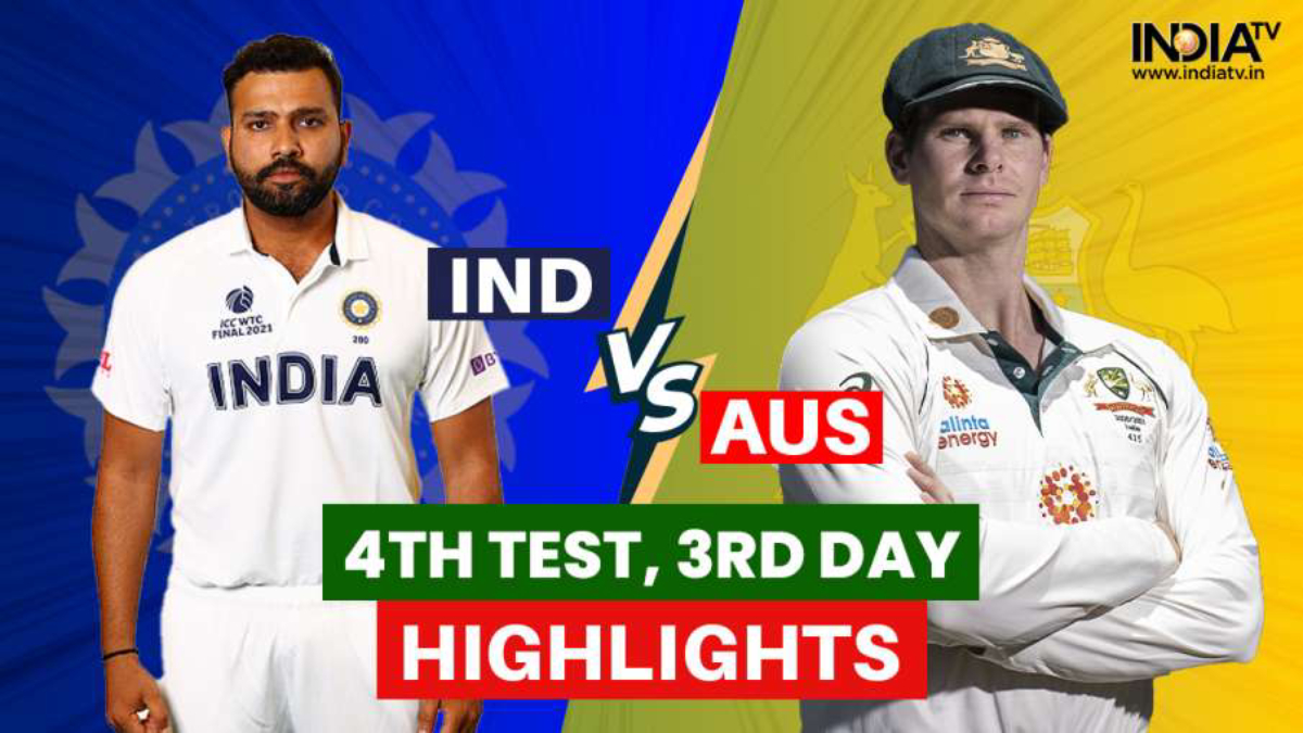 IND vs AUS, 4th Test, Day 3 Stumps India trail by 191 runs India TV