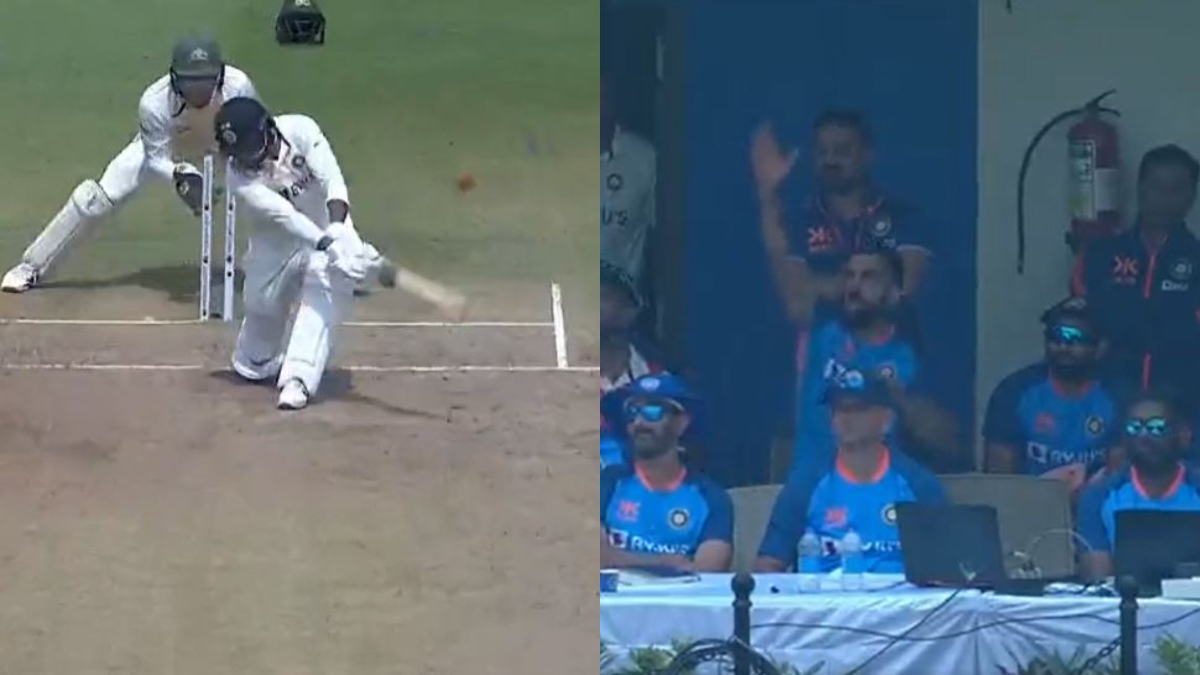 WATCH: Virat Kohli's hilarious reaction on Umesh Yadav's gigantic six in India vs Australia Indore Test