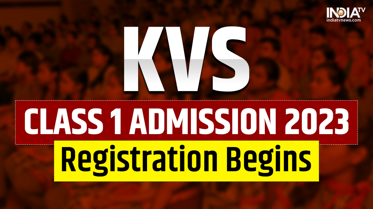 KVS Class 1 Admission 2023: Registration begins on kvsonlineadmission.kvs.gov.in; Direct link, guidelines here