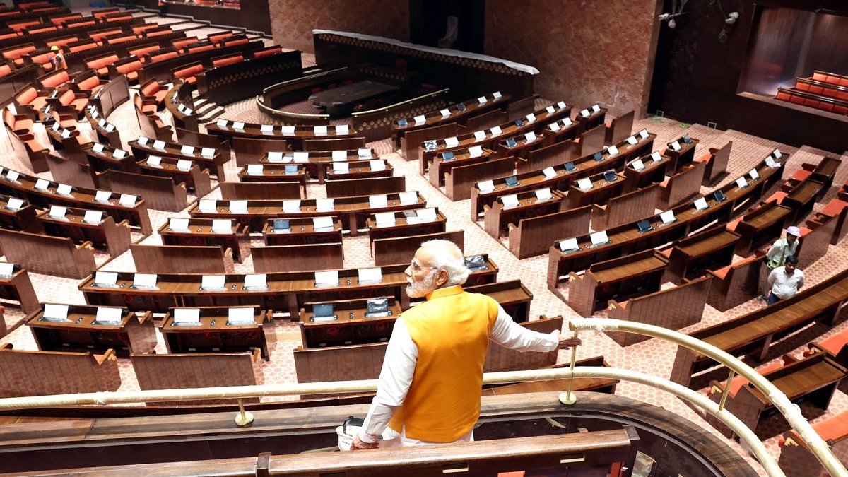 PM Modi makes surprise visit to new parliament building | See how it looks like