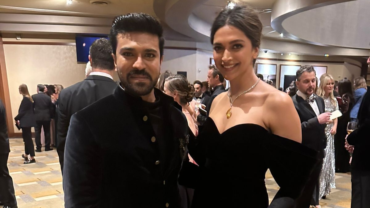 Oscars 2023: Ram Charan poses with Deepika Padukone; says 'we are coming as India today'