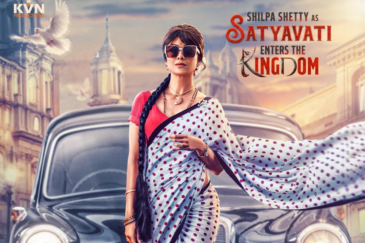 Shilpa Shetty joins Dhruva Sarja’s film KD- The Devil battlefield as Satyavati | FIRST POSTER