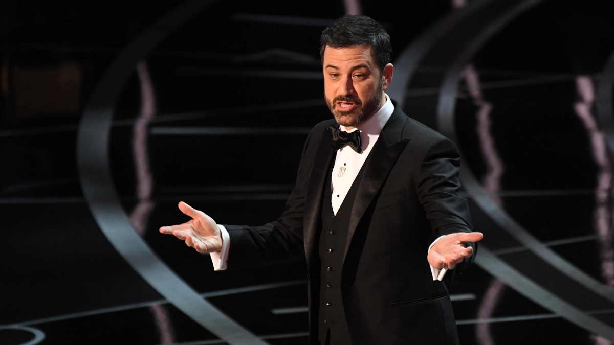 Oscar host Jimmy Kimmel jokes he would 'run' away if someone tried to slap him