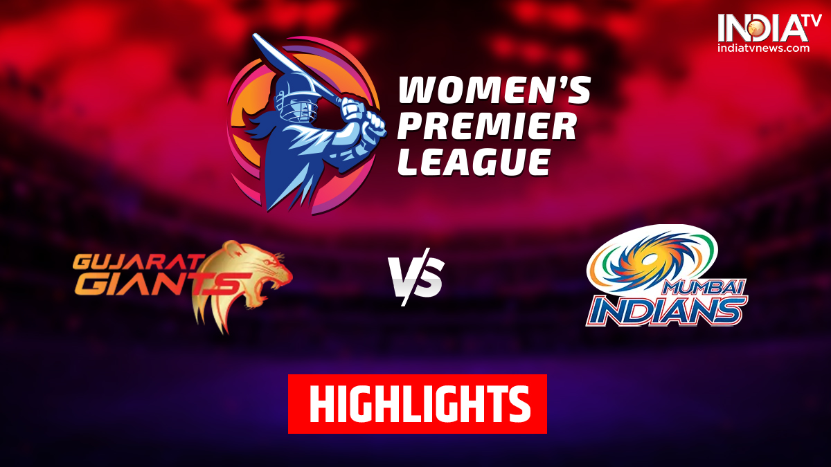 Mumbai Indians Vs Gujarat Giants Wpl Highlights Mumbai Thrash