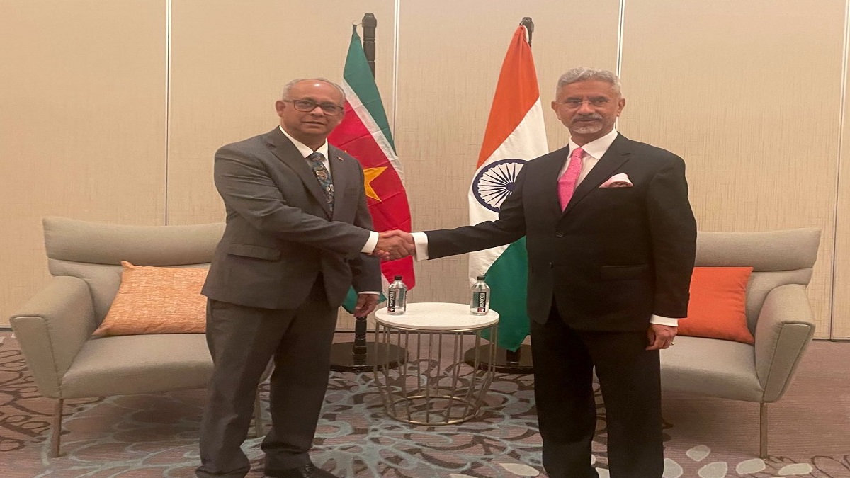 EAM Jaishankar meets his Surinam counterpart in Guyana, discusses several key issues | DETAILS