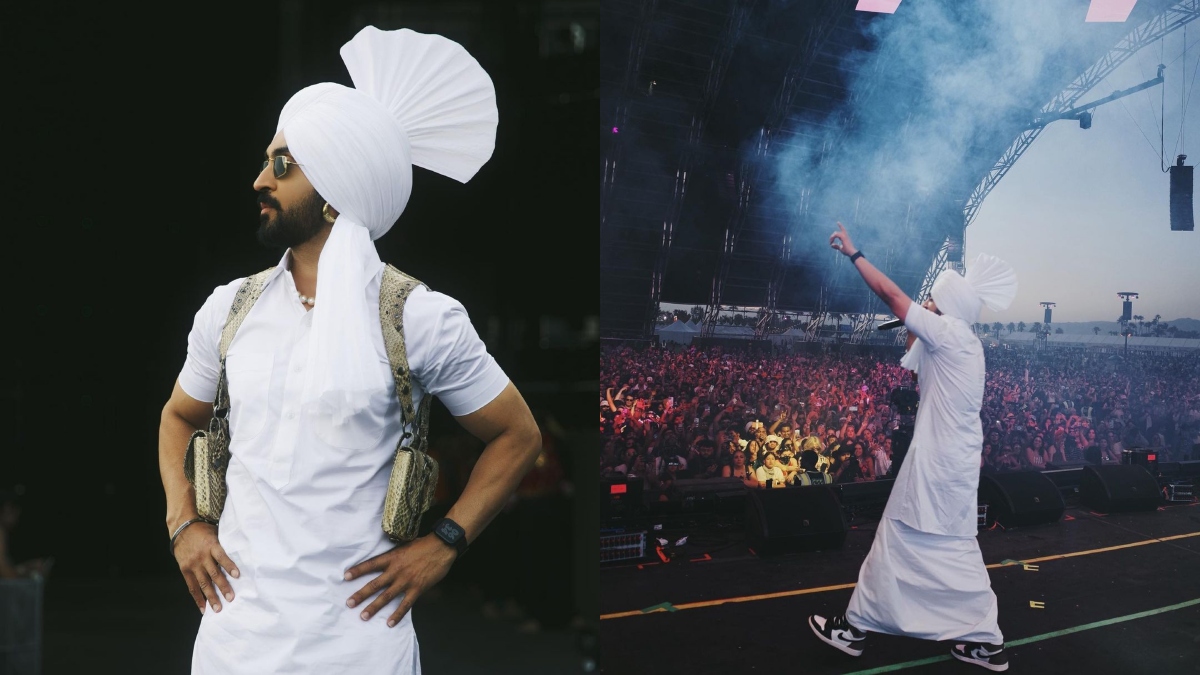 Diljit Dosanjh sets the stage on fire with his performance at Coachella again India TV