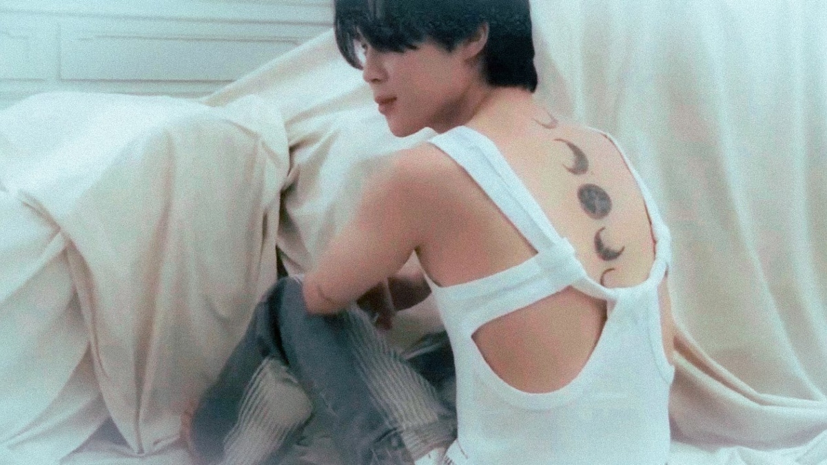 BTS' Jimin Shows Off Large Moon-Inspired Back Tattoo in New Shirtless Photo
