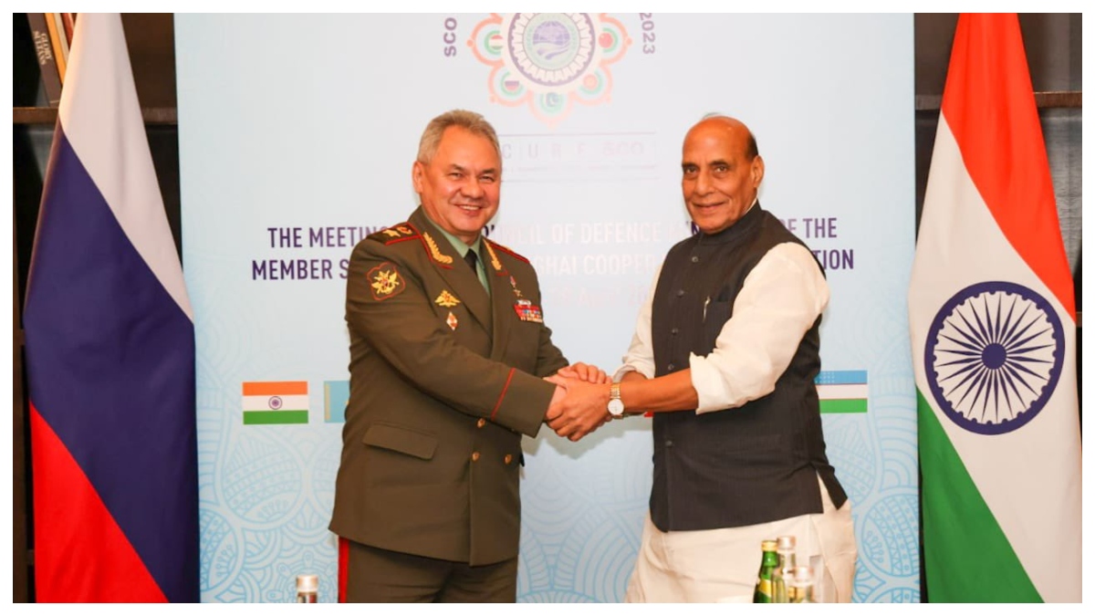 SCO: Rajnath Singh Russian Counterpart Shoigu; acknowledges long-lasting ties between India, Russia