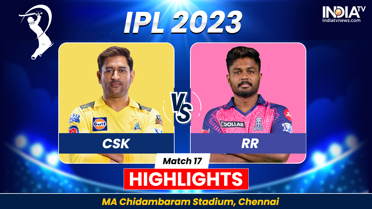 CSK vs RR IPL 2023 Highlights Rajasthan Royals win by 3 runs Cricket News