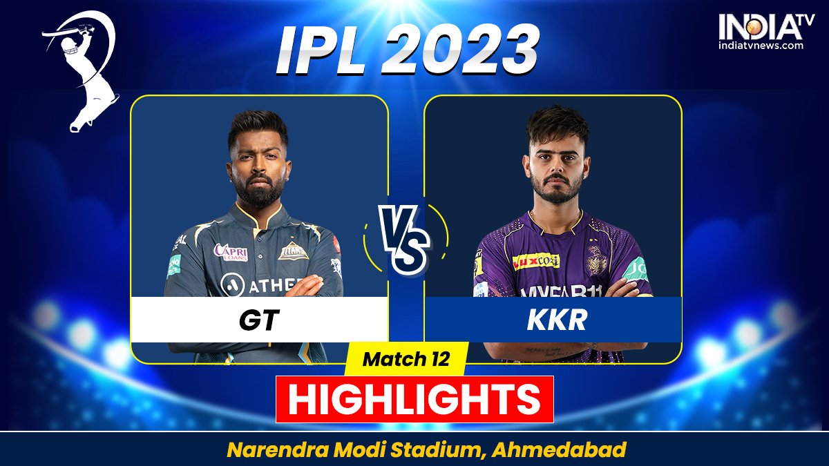 GT vs KKR IPL 2023 Highlights Rinku Singh powers Kolkata to dream win