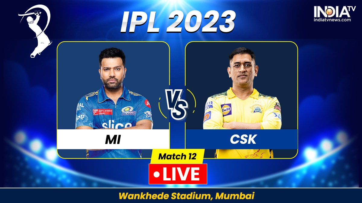 MI vs CSK IPL 2023 Live Cricket Score: Chennai Super Kings win toss, opt to bowl