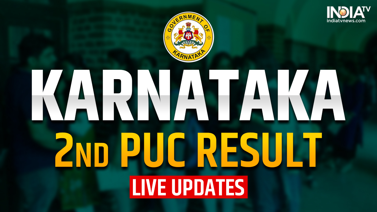 Karnataka 2nd PUC Result 2023 Live Karnataka Class 12 results today at